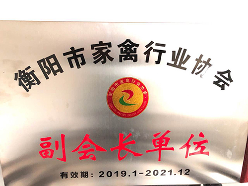 衡阳市家禽行业协会副...